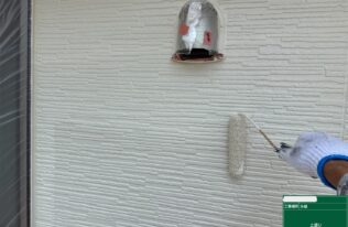 外壁：上塗り